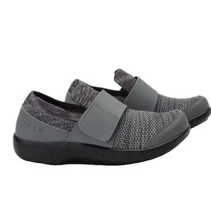 TRAQ by Alegria Qwik Shoe Smart Size 41 US Size 11 Dark Gray